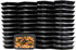 32 OZ BLACK INJECTION MOLD CONATINER (RECTANGLE)