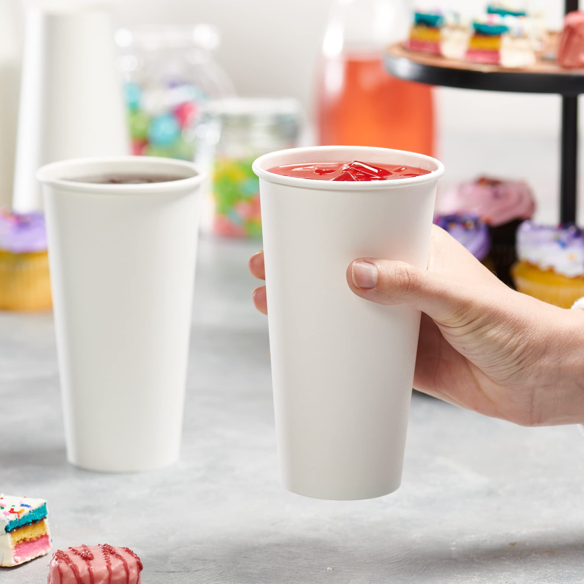 COLD PAPER CUP 20 OZ 90 MM WHITE
