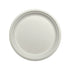 BAGASSE PLATE - 9" ROUND PLATE WHITE