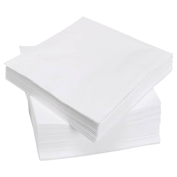 LUNCH NAPKIN - 12X12 1 PLY WHITE