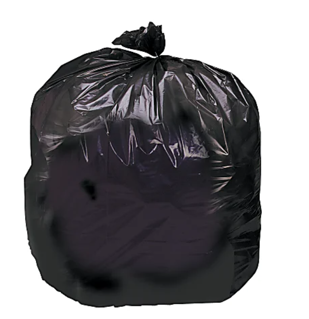 TRASH BAGS - HEAVY 33 GALLON 33X39 1.2 MIL BLACK