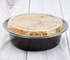 32 OZ BLACK INJECTION MOLD CONATINER (ROUND)