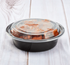 16 OZ BLACK INJECTION MOLD CONATINER (ROUND)