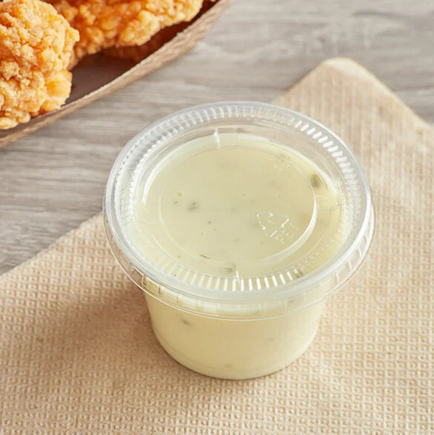 PORTION LID - 1.5 -2 OZ CLEAR