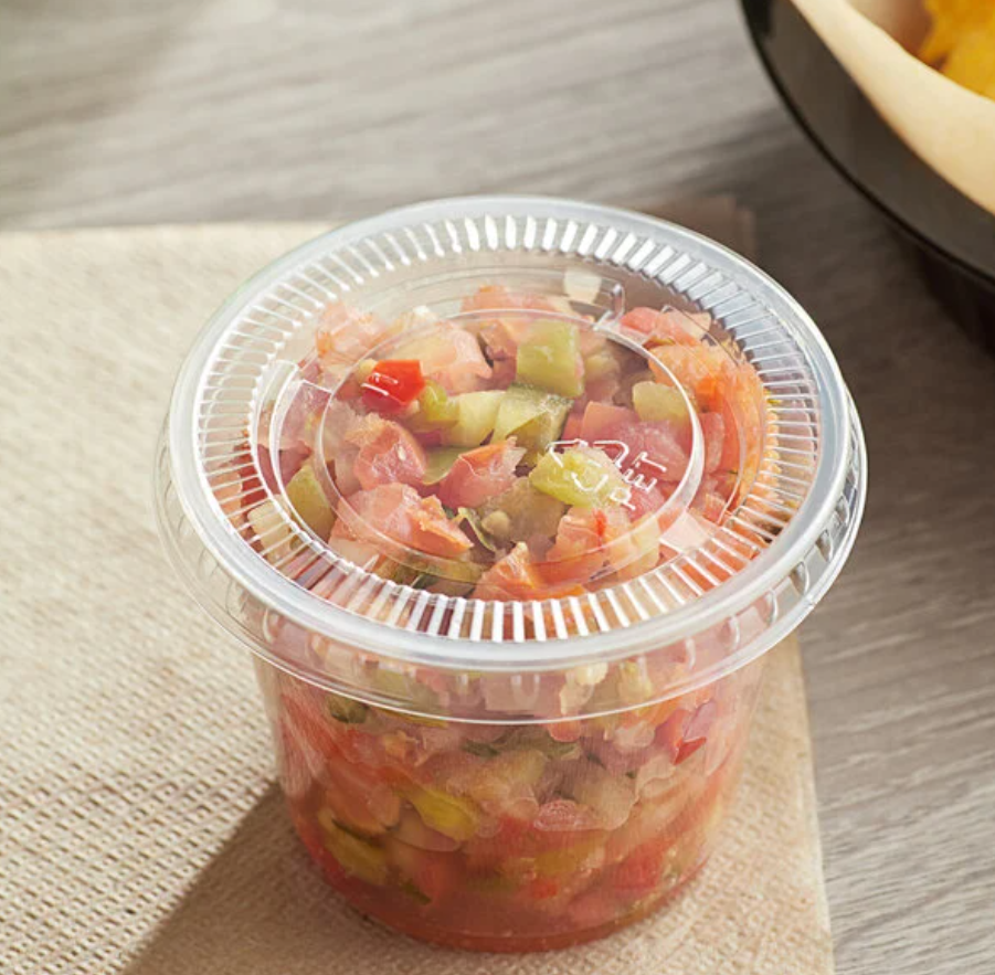 PORTION LID 3.25 - OZ CLEAR