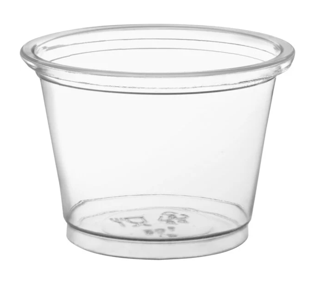 PORTION CUP - 1 OZ CLEAR