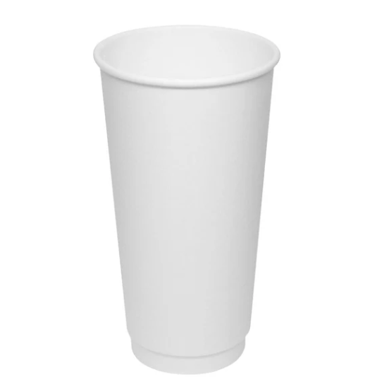 HOT PAPER CUP 20 OZ 90 MM WHITE
