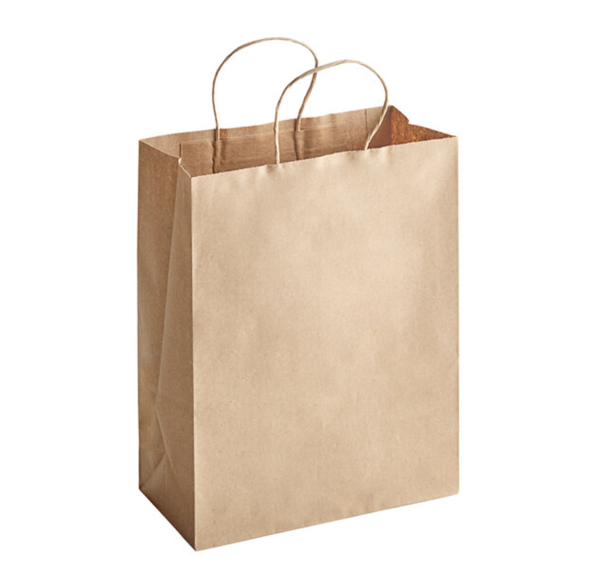 KRAFT BAG WITH HANDLE  CP04