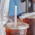 GIANT STRAW 8.25 INCH CLEAR WRAPPED