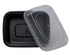 24 OZ BLACK INJECTION MOLD CONATINER (RECTANGLE)