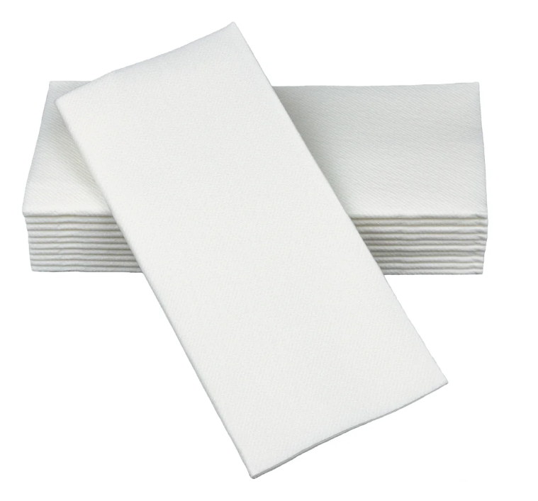DINNER NAPKIN - 16X15 2 PLY WHITE