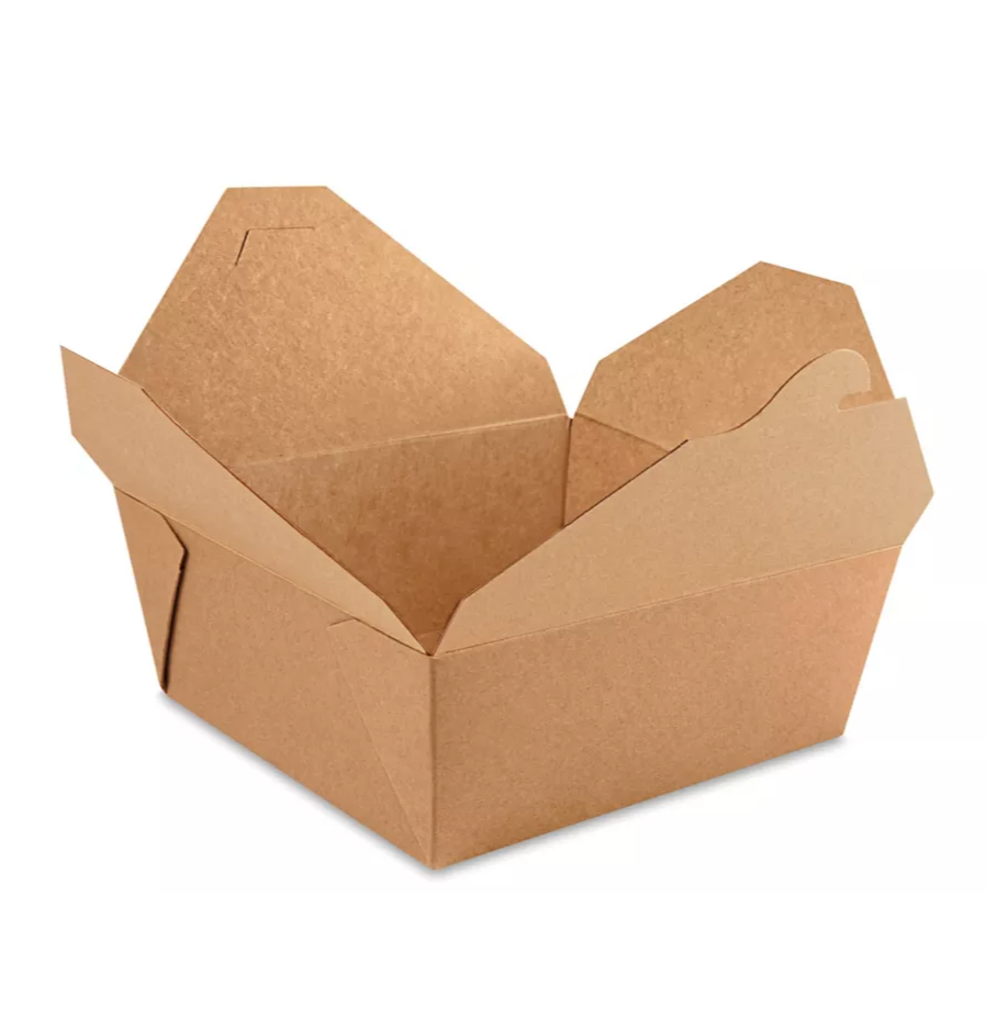 KRAFT PAPER TAKE-OUT BOX 45 OZ