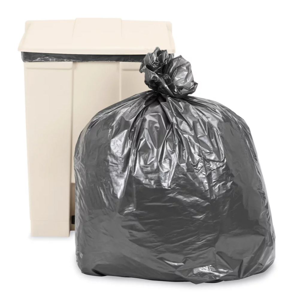 TRASH BAGS - HEAVY 30 GALLON 30X36 1 MIL BLACK