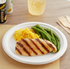 BAGASSE PLATE - 9" ROUND PLATE WHITE