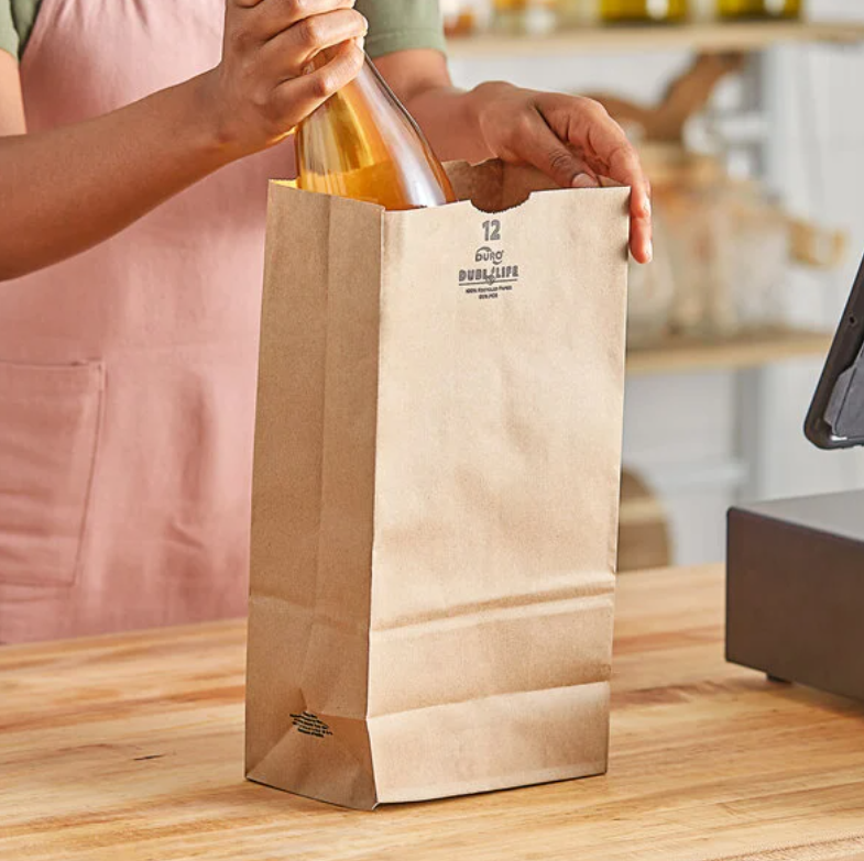 PAPER BAG 12 LB KRAFT