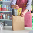 KRAFT BAG WITH HANDLE  CP03