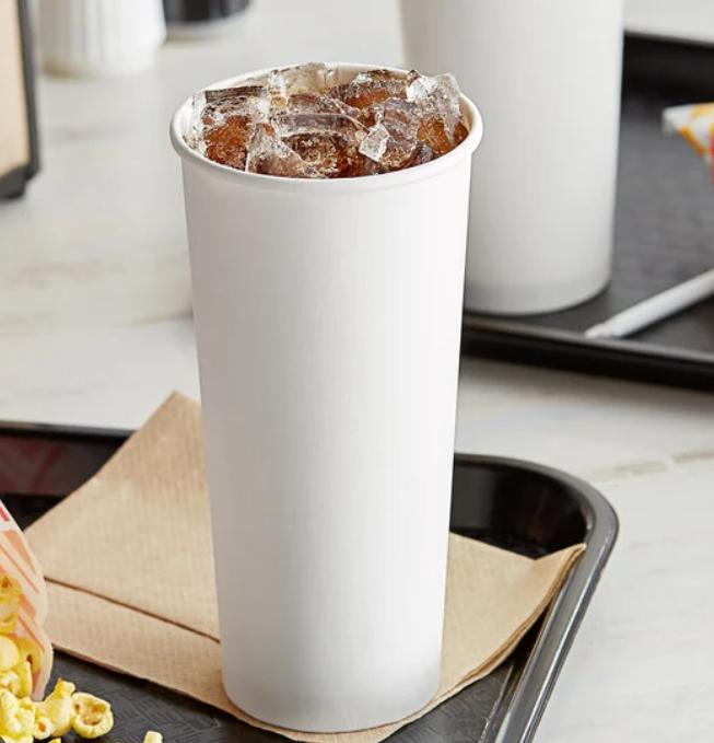 COLD PAPER CUP 24 OZ 90 MM WHITE