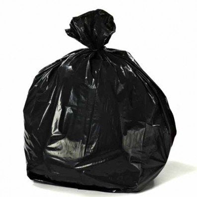 TRASH BAGS - 13 GALLON 24X32 0.8 MIL BLACK